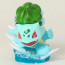 Pokemon Bulbasaur Squirtle Slide Figure Statue