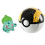 Tomy Pokemon Throw 'n' Pop Pokeball Bulbasaur & Ultra Ball Figure Set