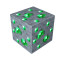Minecraft Magnetic Emerald Ore Blocks Kit Toy 3 Pcs Set