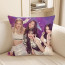 Blackpink Group Picture Purple Background Soft Stuffed Plush Pillow Multiple Sizes