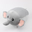 Onsoyours Elephant Pillow Plush Toy 50cm 19.69inches