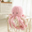 Pink Octopus Plush Toy 18cm 7inches