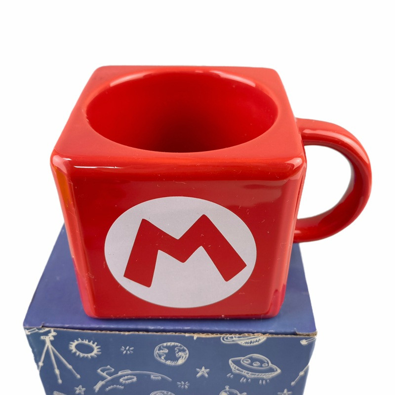Super Mario Bros Mario Logo 3D Coffee Mug