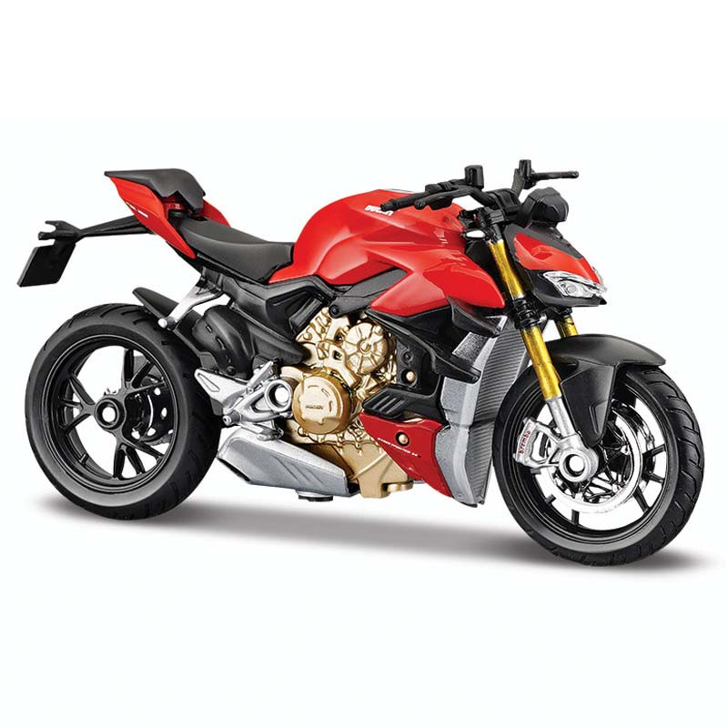 Ducati Super Naked V4 S 1:18 Die-cast Alloy Motorcycle Toy Car Model