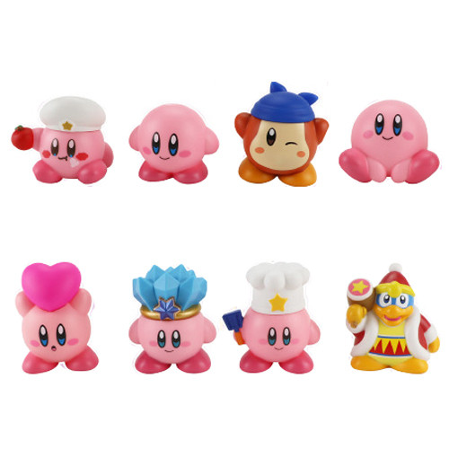 Kirby Figure Statue 8 Pcs Set
