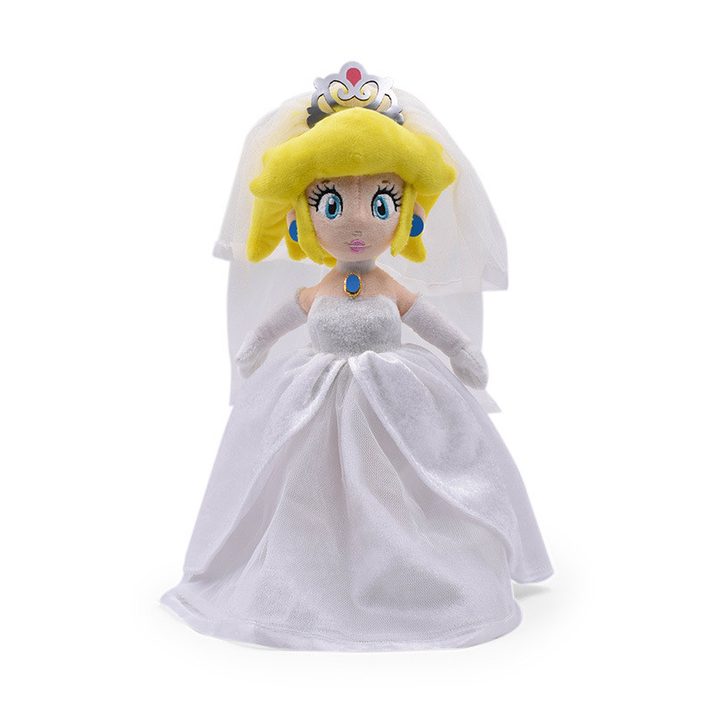 Wedding Dress Princess Peach From Super Mario Bros Plush Toy
