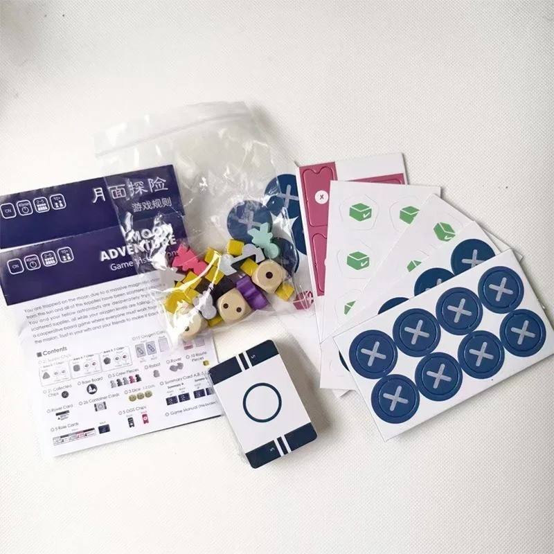 Moon Adventure: Space Exploration Cooperative Card Game