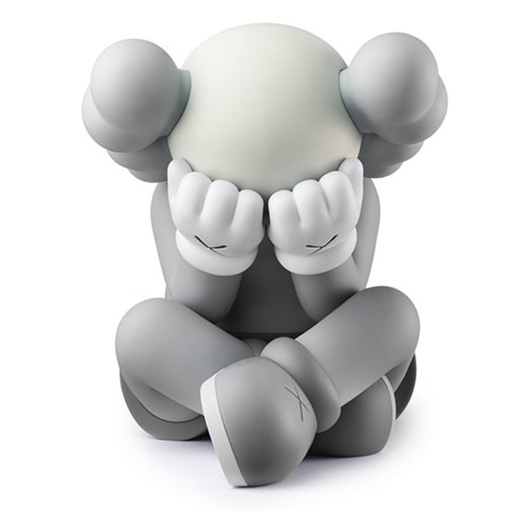 KAWS Seperated Open Edition Vinyl Figure 22cm 8.66inches Grey