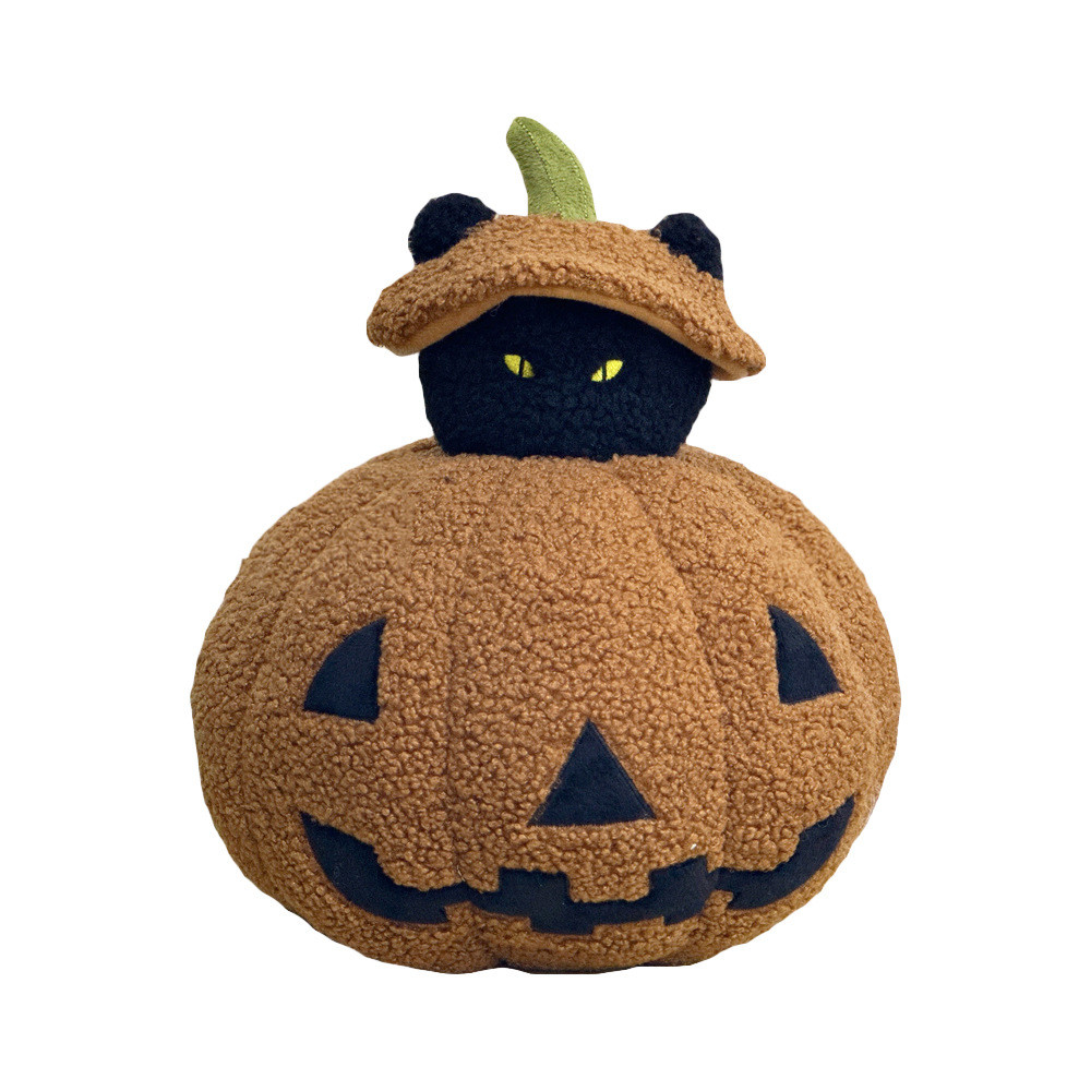 Halloween Pumpkin Cat Soft Stuffed Plush 33cm 13inches