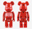 Bearbrick International Love Heart 400% Red