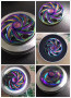 Yicoe Rainbow Round Wheel Fidget Spinner