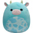 Squishmallows Tuluck the Blue Cow Plush Toy 20cm 7.87inches