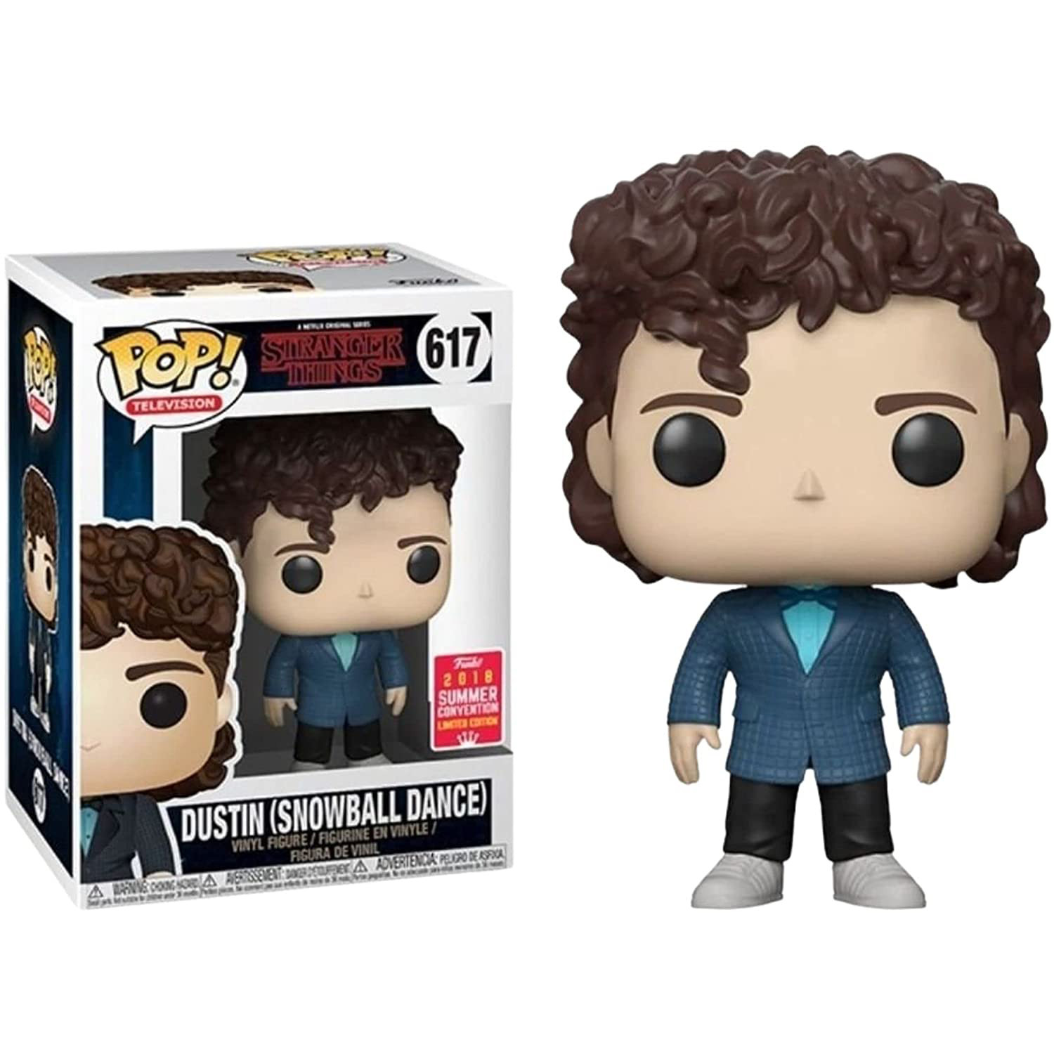 Funko Pop Stranger Things Dustin Snowball Dance #617 Vinyl Figure