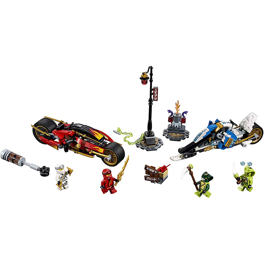 Ninjago Legacy Kai’s Blade Cycle & Zane’s Snowmobile 70667 Brick Building Kit