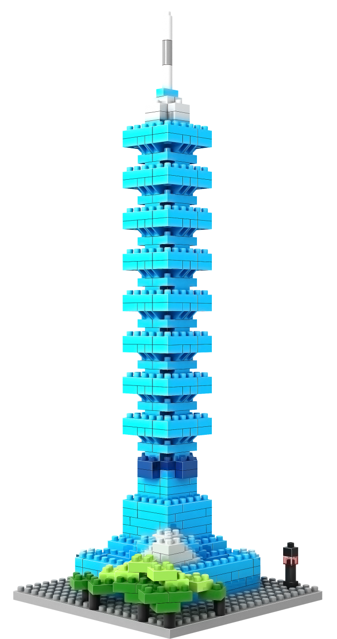 Loz Nano Block Architecture Series Taipei 101