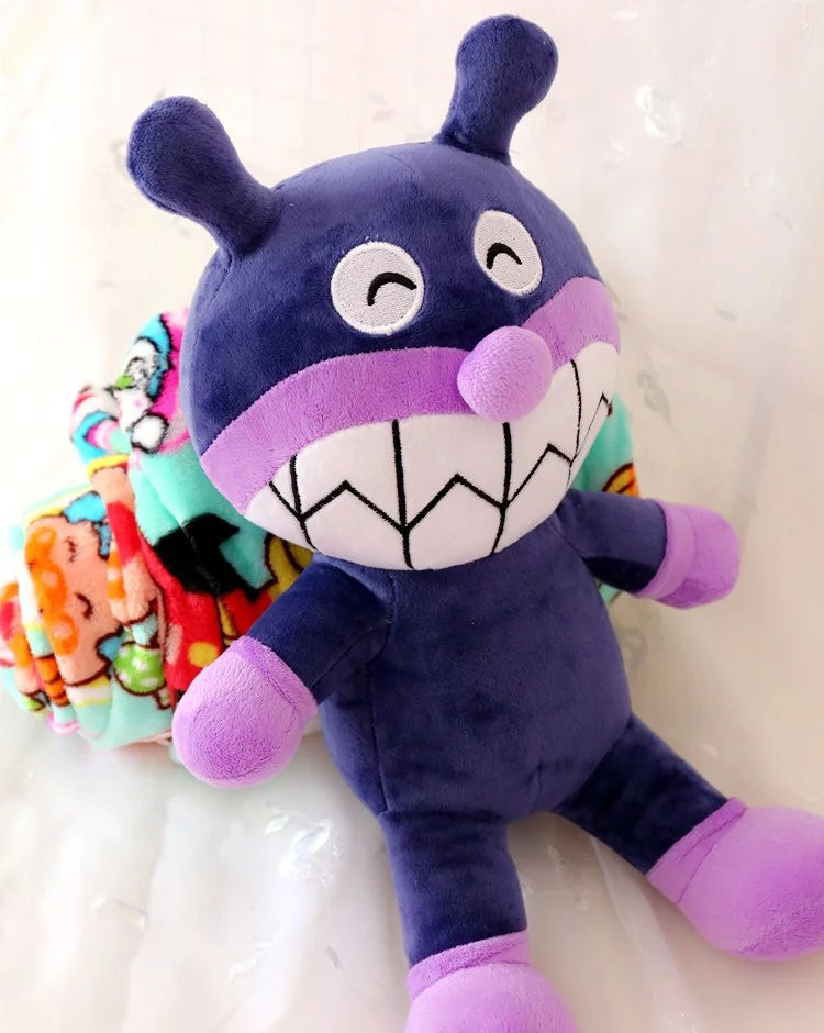 Baikinman Plush Doll Blanket Combo 35cm (14 inches) Doll With 1.5m (5 feet) Blanket