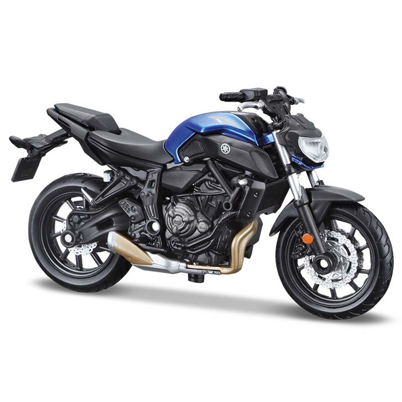 Yamaha MT-07 2018 1:18 Die-cast Alloy Motorcycle Toy Car Model