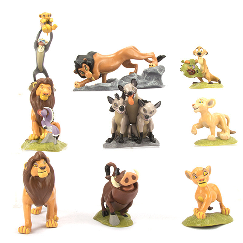 The Lion King Figure Statue 9 Pcs Set