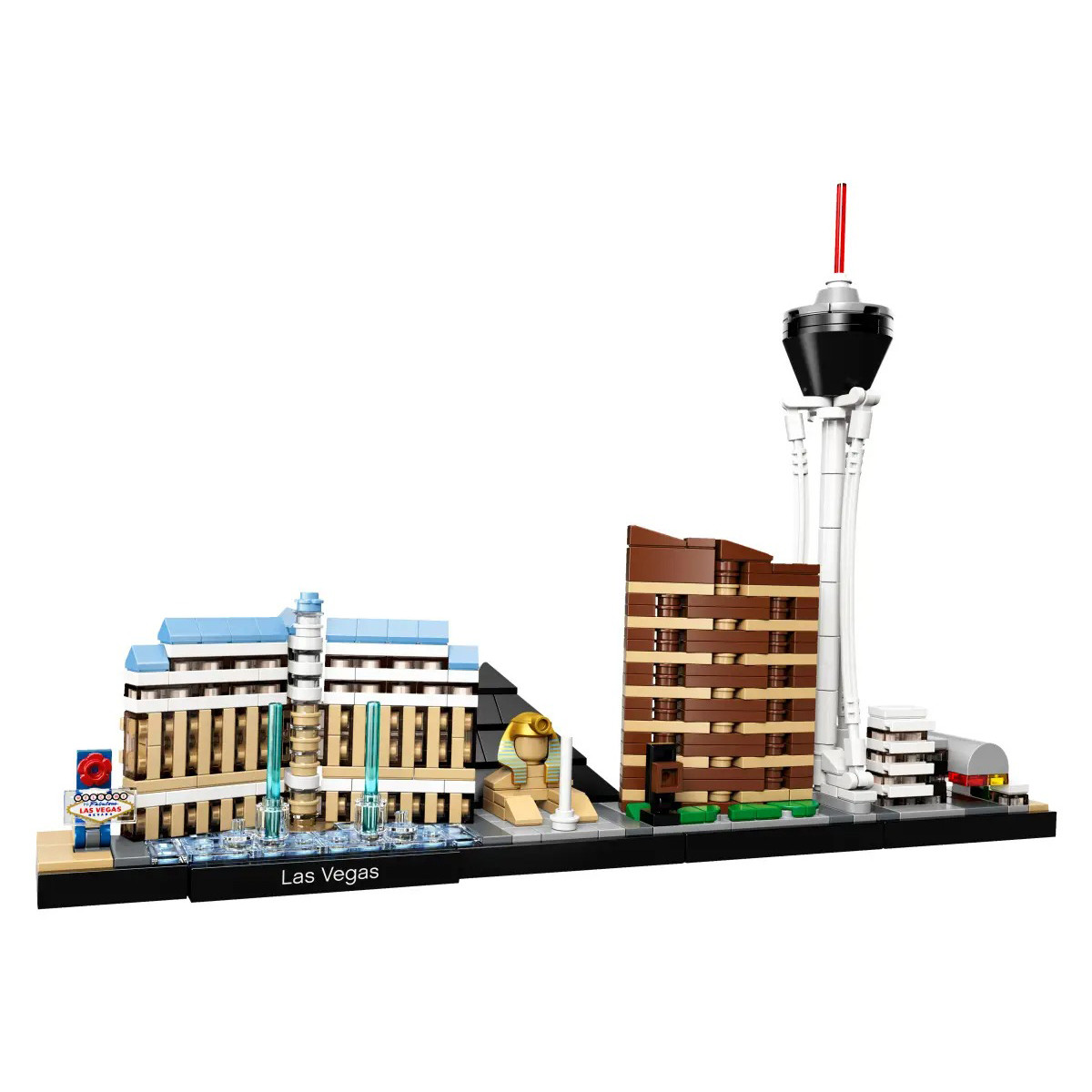 Architecture Las Vegas 21047 Brick Building Kit