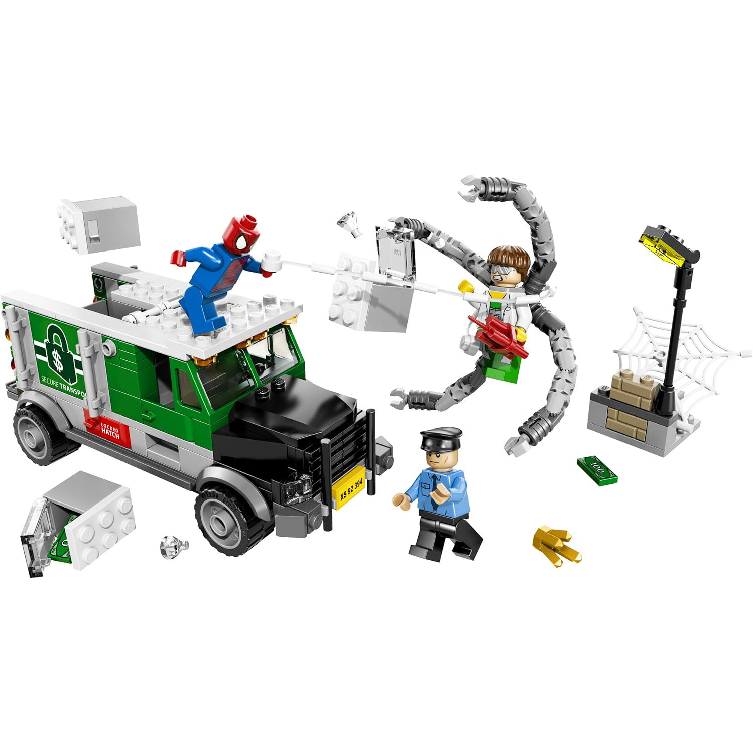 Marvel Doc Ock Truck Heist 76015 Brick Building Kit