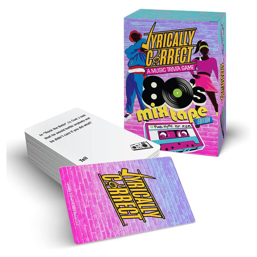 Lyrically Correct - A Music Trivia Game - Mix Tape Edition: Family Party Laughing Singing Communicating Card Game