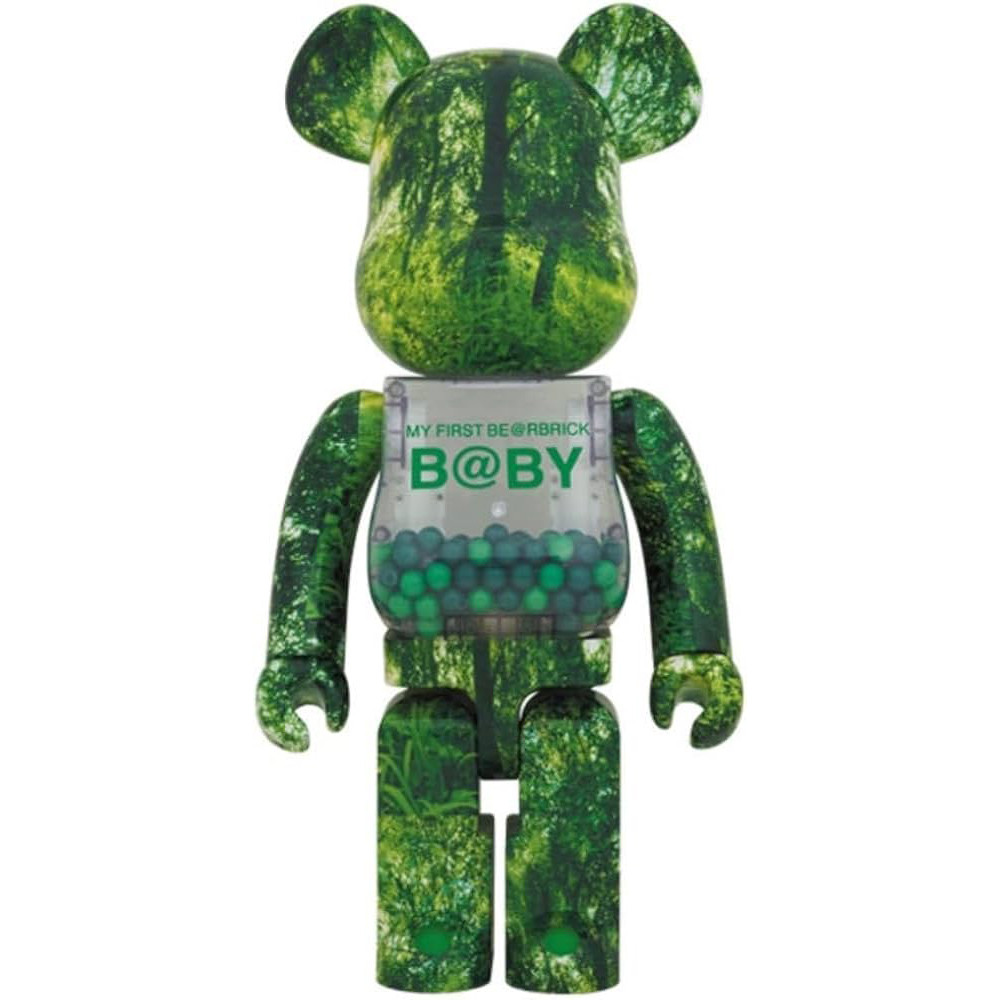 My First Bearbrick Baby Forest Green Version 400% Figure 28cm 11.02inches