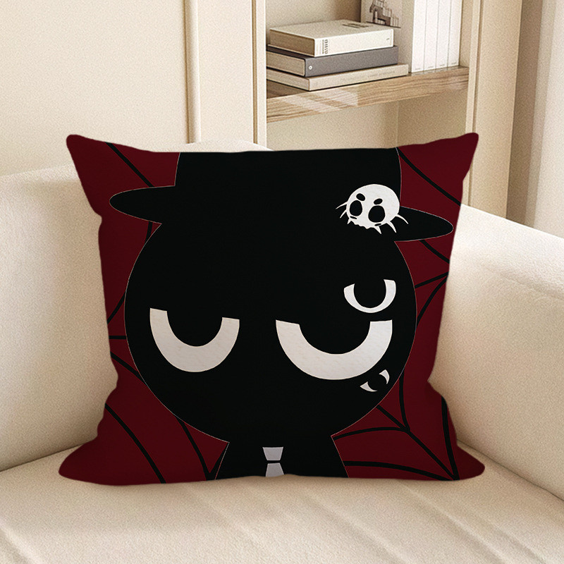 Sprunki Incredibox Black Soft Stuffed Plush Pillow Multiple Sizes