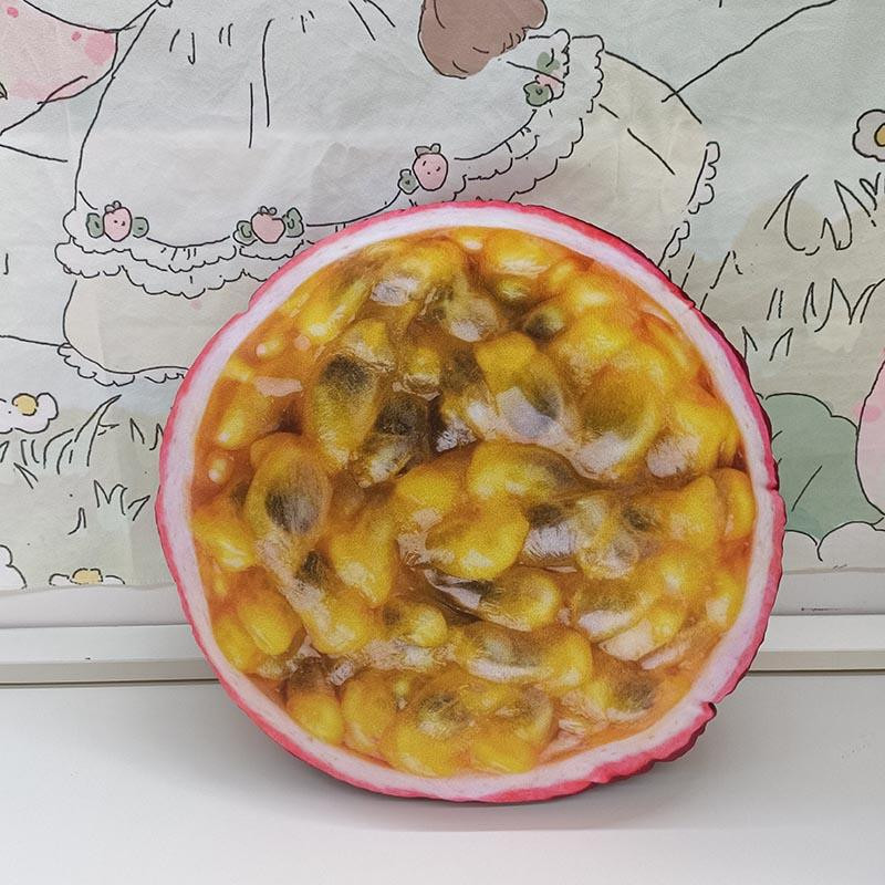 Realistic Fruit Plush Pillow 38cm 14.96inches Passion Fruit