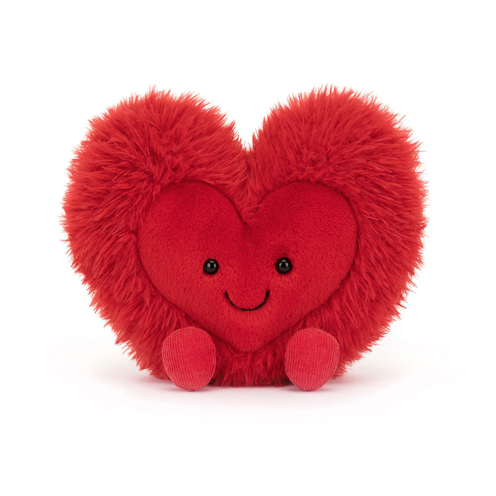 Jellycat Amuseables Beatie Heart Soft Stuffed Plush 24cm 9.44inches