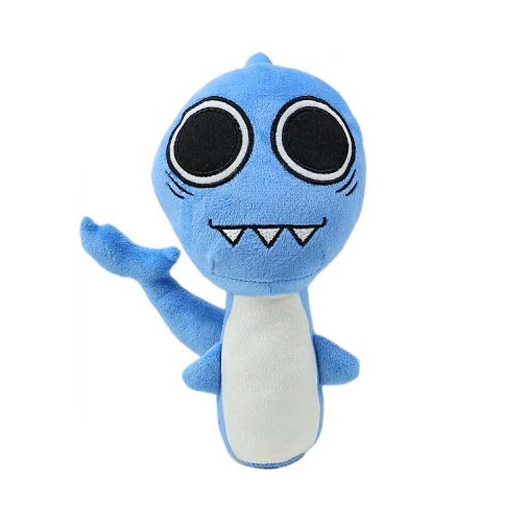 Sprunki Blue Shark Plush Toy 20cm 0.66inches