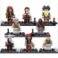 Pirates Of The Caribbean Brick Minifigure Custom Set B With 8 Pcs