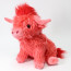 Living Nature Highland Cow Red Plush Toy 25cm 9.8inches