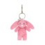 Jellycat Bashful Bunny Pink Bag Charm 8cm 3.14inches