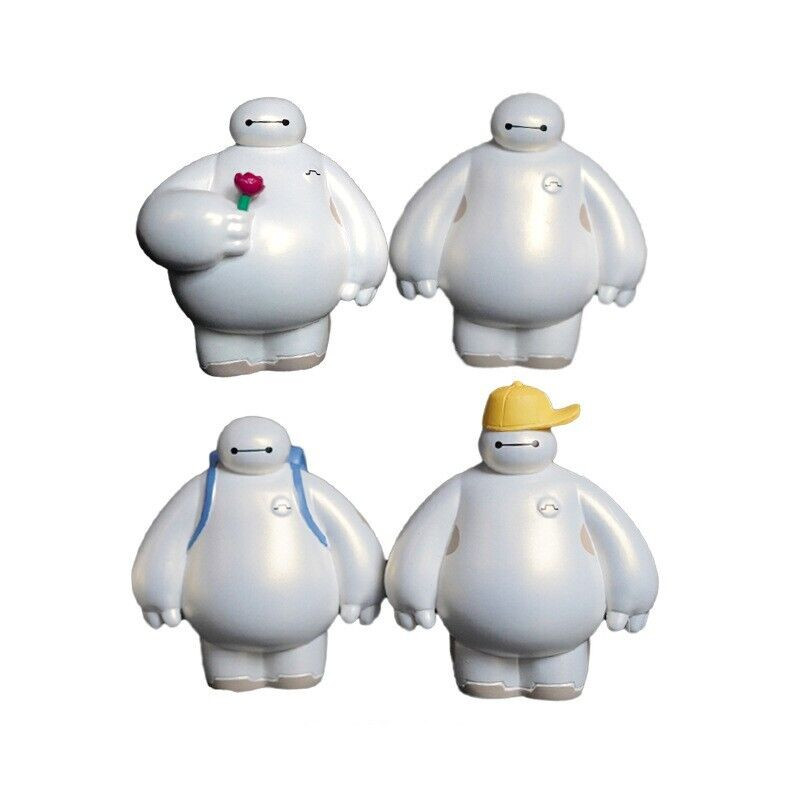 Big Hero 6 Baymax Figure Set 4 Pcs