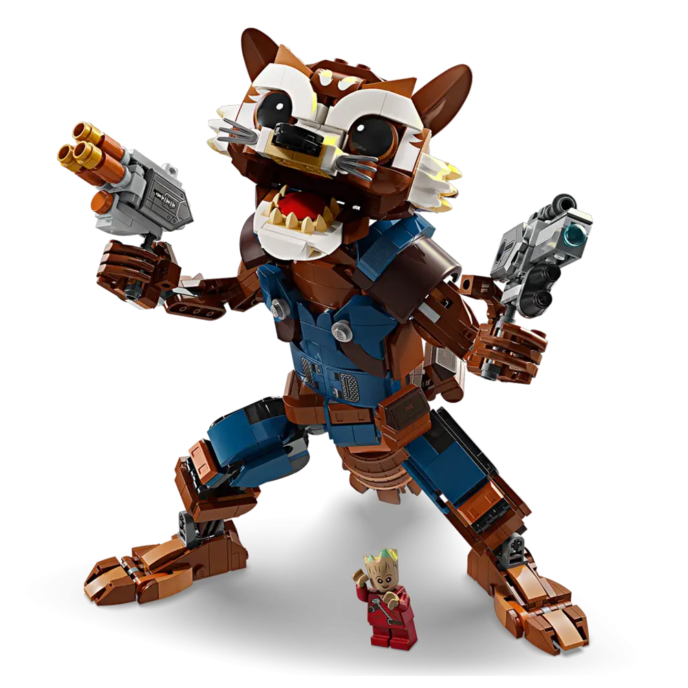 Guardians of the Galaxy Rocket & Baby Groot 76282 Brick Building Kit