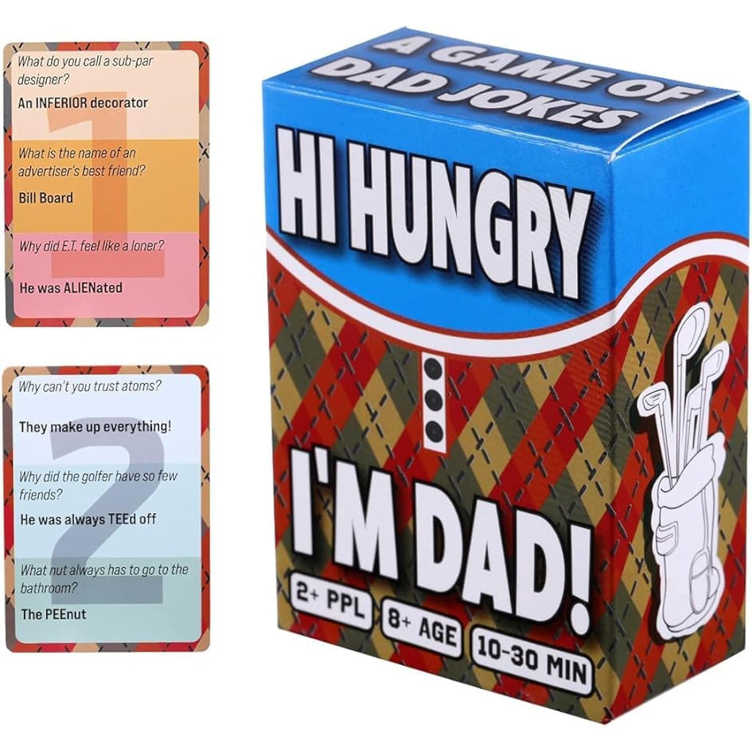 Hi Hungry I'm Dad Family Card Game
