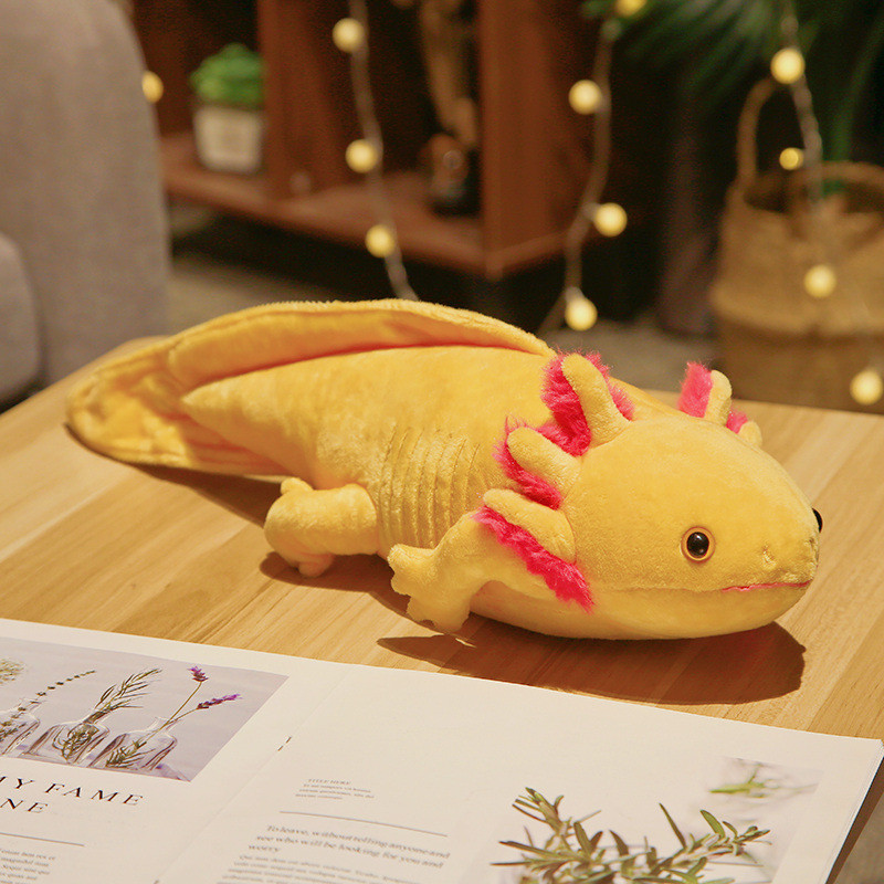 Yellow Axolotl Plush Toy 45cm 17.7inches