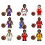 NBA Star Brick Minifigure Custom Set 9 Pcs