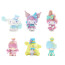 Cinnamoroll Kuromi Melody Little Twin Stars Pompom Purin From Sanrio Figure Statue 6 Pcs Set