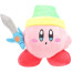 Kirby's Adventure Sword Kirby Plush Toy