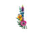 Wildflower Bouquet Botanicals 10313 Brick Building Kit