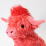 Living Nature Highland Cow Red Plush Toy 25cm 9.8inches