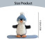 Jellycat Amuseables Peanut Penguin Snowboarding Soft Stuffed Plush 11cm 4.33inches