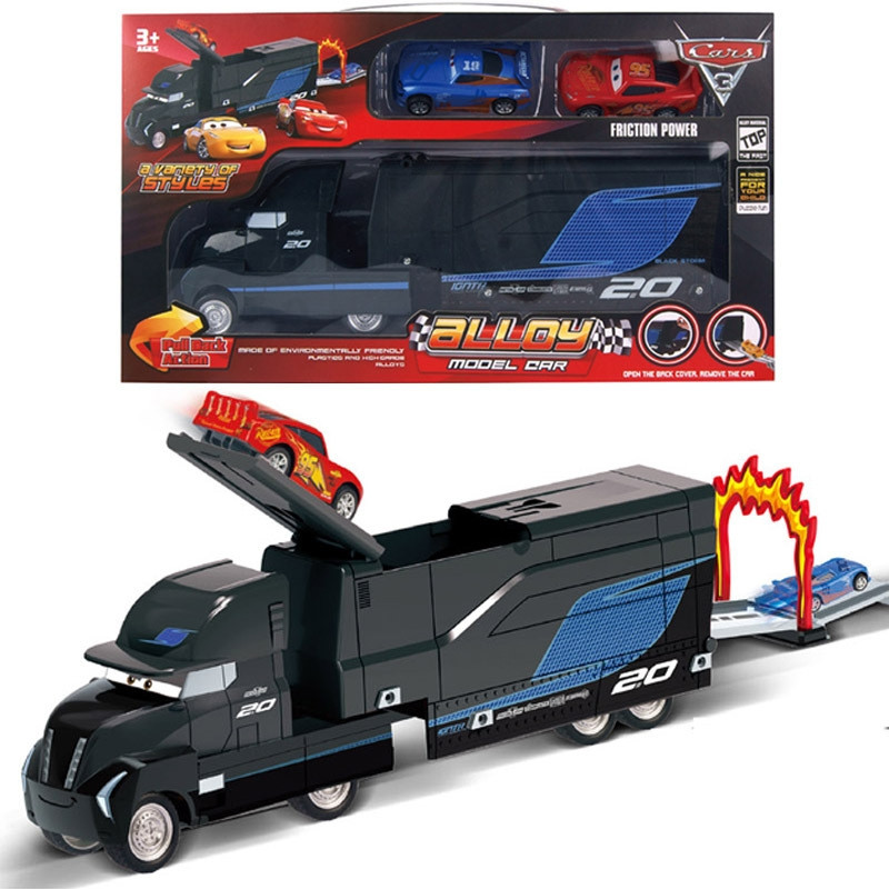 Disney Pixar Cars 3 Jackson Storm's Transforming Hauler Playset