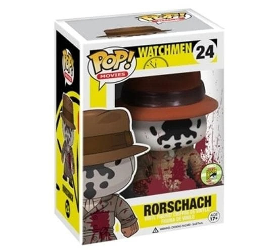 Funko Pop Watchmen Bloody Rorschach Action Figure #24