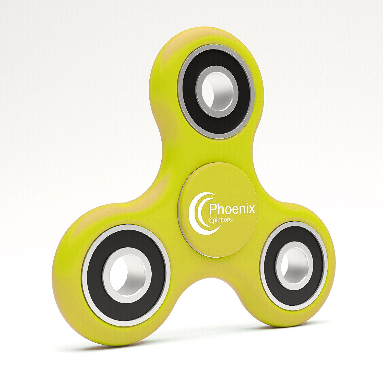Phoenix Spinners Tri Spinner Fidget Toy Yellow