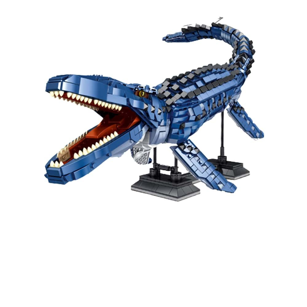 Mosasaurus From Jurassic World Swingable Custom Brick Building Kit