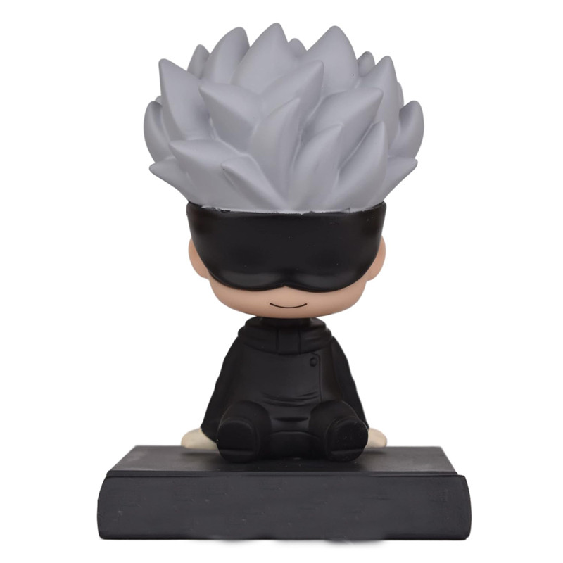 Jujutsu Kaisen Satoru Gojo Shaking Head Figure Car Decoration Accessories
