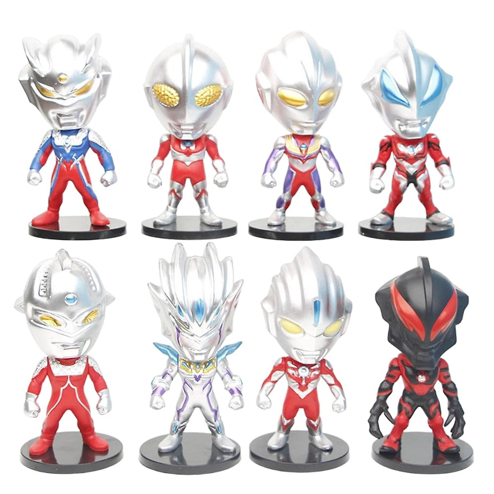 Ultraman Figure Set 8 Pcs