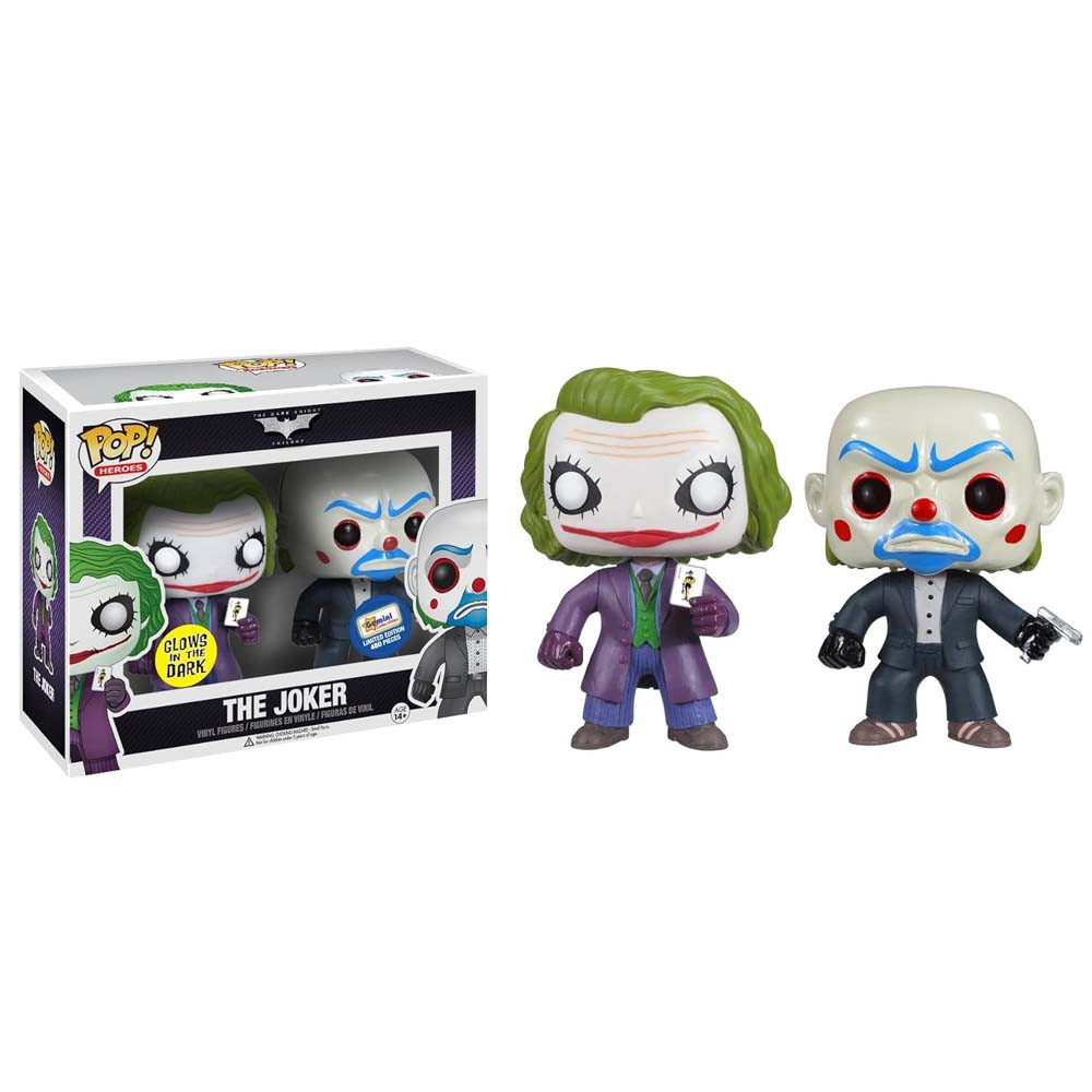 Funko Pop The Joker 2-Pack Glow In The Dark Vinyl Figure